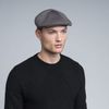 Kangol Tropic Ventair 504 Flat Cap, Grey (Charcoal), X-Large