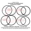 Captain O-Ring OmniFilter K4 Replacement Water Filter ORing Kit (2 Sets, 8pcs)