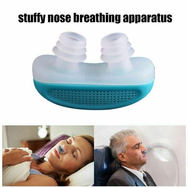 2PCS Micro Noise Anti Snoring Device Sleep Apnea Anti Snoring Nasal Dilator USA