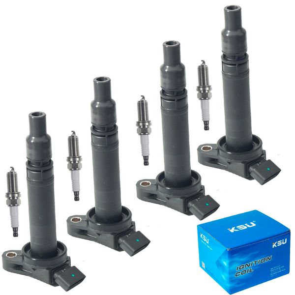 Ignition coil pack with Spark Plug Compatible with Toyota Camry 2.5L 2010-2017
