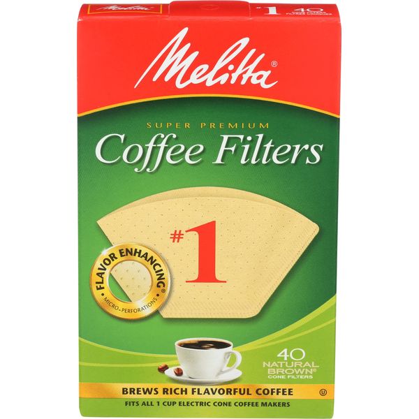 MELITTA INC No 1 Cone Coffee Filter, 40 CT