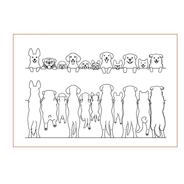 arriettycraft Pet Furry Friend Labrador Hund verschiedene Arten von Hunden Transparente Stempel für Kartengestaltung Dekoration und DIY Scrapbooking