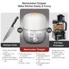 Electric Garlic Chopper, Mini Portable Veggie Chopper, 250ML Garlic... Fast Ship