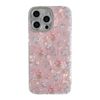 FLIRACON Cute Tulip Flowers Bow Shell Pattern Phone Case Compatible with iPhone Case (Pink,for iPhone 15 Pro Max)