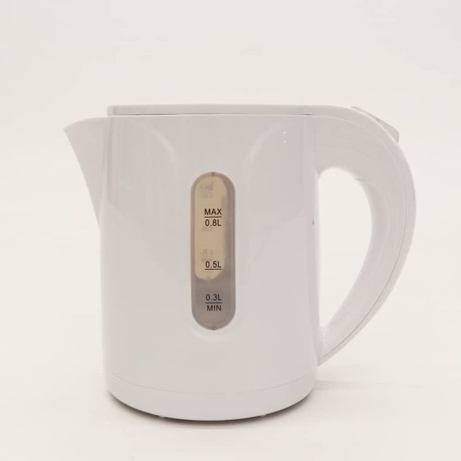 Hiro Corporation KTK-08 Compact Electronic Kettle, White, Electric Kettle