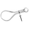 Groz 01412 6" Spring Outside Caliper, Matte Finish, with Solid Nut