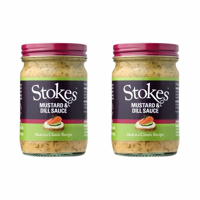 Stokes – Mustard & Dill Sauce 165g - Pack of 2