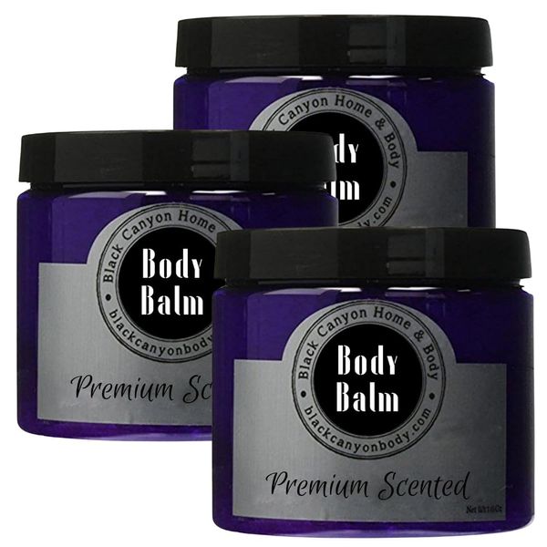 Black Canyon Tropical Scents Body Balm Variety Pack includes scents Havana Pineapple, Caribbean Coconut, and Fresh Papaya