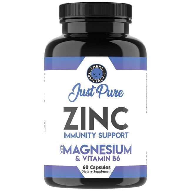 Zinc plus Magnesium & Vitamin B6 Caps, Mejor sistema inmune, mas salud general