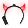 FlashingBlinkyLights Red Light Up Devil Horns LED Headband