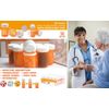 6 Dram 24pcs Empty Pill Bottles with Desiccant Caps Pharmacy Vial Container