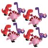 Fun Express Valentine Dinosaur Wind-Up Toy Craft Kit - Makes 48