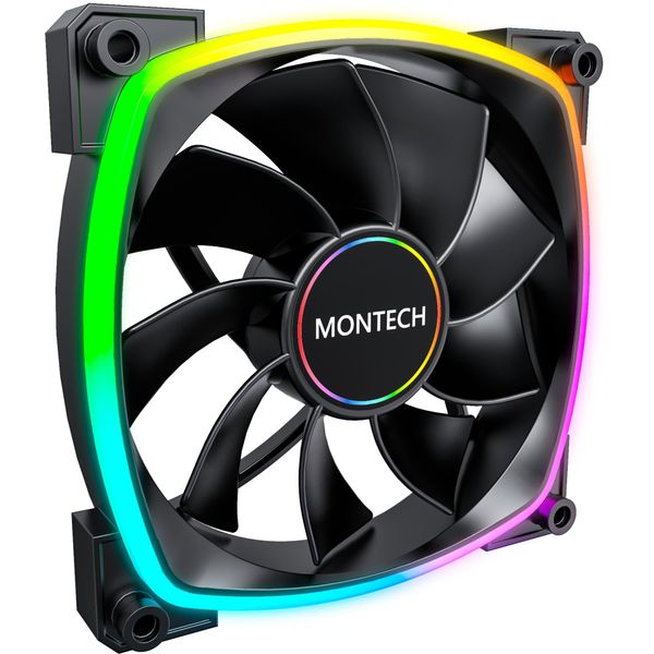 Montech RX140 PWM - Schwarz Black