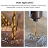 M2x0.4 Spiral Point Thread Tap with 1.6mm Twist Drill Bit Set,Metric Titanium Plated HSS 6542,High Precision Machine Threading Tool