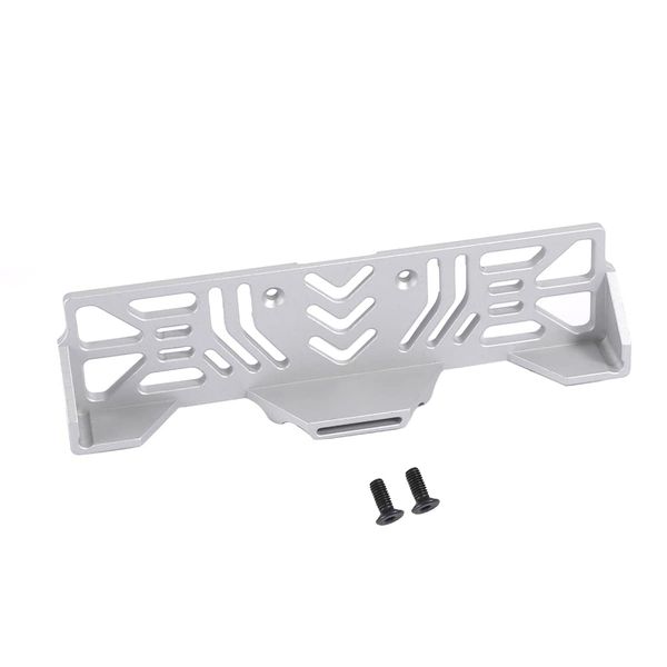 RZXYLRC Aluminum Alloy Battery Tray Mount for Axial SCX10 III AXI03007 1/10 RC Crawler Upgrade Parts (Silver)