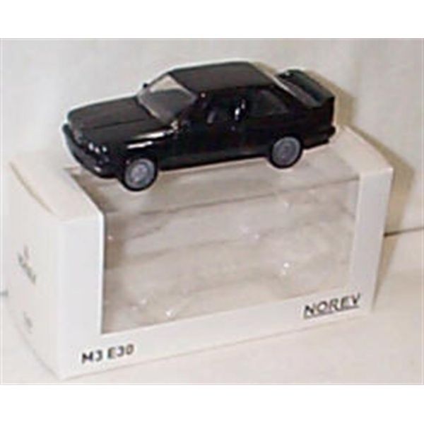 Norev 1986 B.M.W M3 Black E30 Vehicle 1:43 scale diecast model