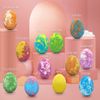 Easter Eggs Bath Bombs for Kids with Toys Inside for Girls Boys - 12pcs Bulk Large Surprise Colorful Dinosaur Egg Bubble Bath Fizzies, Gentle and Kids Safe for Birthday Gift Stuffers Christmas