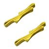 2 Pack 1" x 3ft Twisted Eye Web Sling Lifting Strap Industrial 1600 lbs