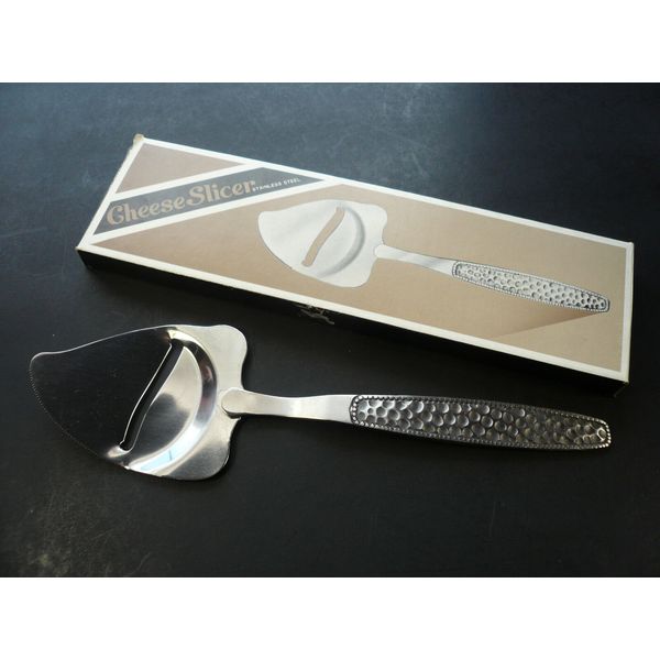 NEW Hammered Stainless Steel Cheese Slicer Plane - Japan