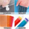 28pcs Plastic Envelopes, Plastic Folders, Plastic Envelopes with Snap Closure