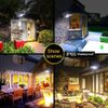 Solar LED Wall Light Motion Sensor Street Yard Outdoor Security Lamp Fake Camera