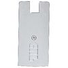 CRL SREC4SBSA Brushed Stainless Anodized 4" Square End Cap for Sidelite Rails