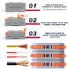 Lever Wire Connectors 34pcs Compact Splicing Connectors Quick Connect Wire Connectors Set Conductor Inline Electrical Connectors Butt Terminals
