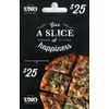 Uno's $25 Gift Card