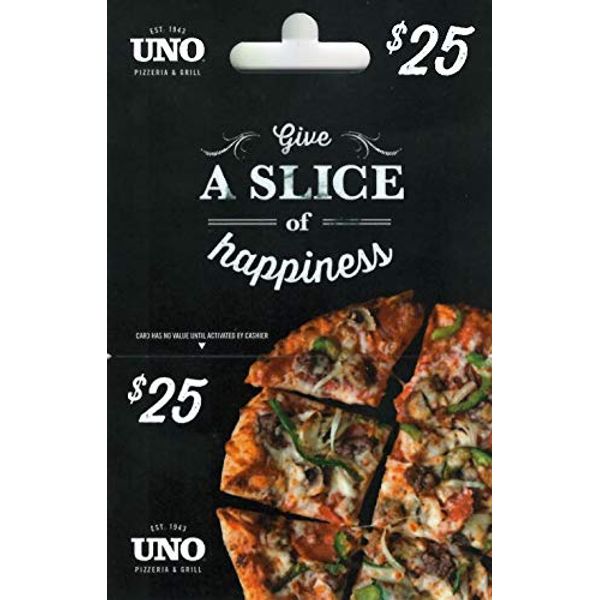 Uno's $25 Gift Card
