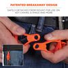 Ergodyne Glove Clip Grabbers, 3400, Red Clip/Clamp