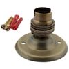 B22 Batten Bulb Holder in Antique Brass Finish