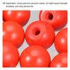 sourcing map 6Pcs Threaded Ball Knobs, M16 Female Thread Thermoset Ball Knob 1.97'' Dia Red Round Operation Ball Handles Embedded Threaded Knob for Machine Handle Tool Replacement