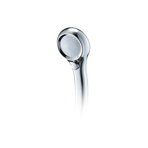 Koizumi KBE-2040/S Ultra Fine Bubble Salon Sense Shower Head 300 Hand Stop, Water Saving, Silver, Made in Japan