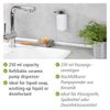 WENKO Woya Wall Soap Dispenser, Refillable Ceramic Pump, 250 ml, White