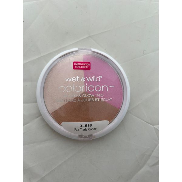 WET N Wild Coloricon Blush & Glow Trio" Fair Trade Coffee" 34518, 0.47 oz/ 12g