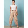 McCall Pattern Women's Loose Fit Capri Pants, Sizes 14-22 Sewing Pattern