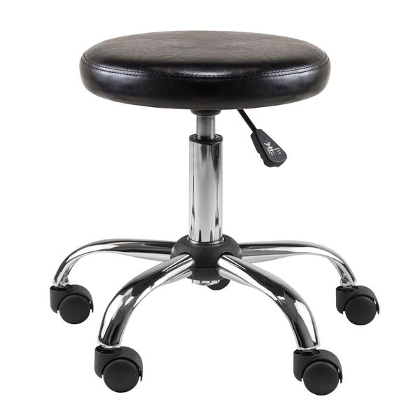HomeStock Round Swivel Adjustable Height Stool