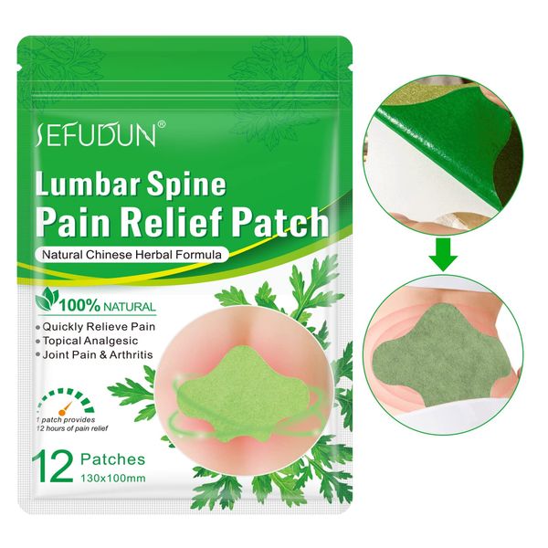 36PCS Pain Relief Patches for Waist Wellneeknee Pain Relief Patches Knee Pain Relief Patches Arthritis Knee Pain Relief Deep Heat Patches Relieves Muscle Soreness in Knee, Neck, Shoulder