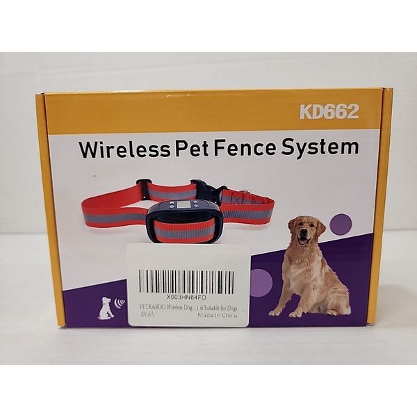 Wireless Dog Fence Pet Containment System Waterproof Collar Peekaboo Electronic