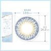 Color Contacts TOPARDS Topaz Rino Sashihara Sassy One Day 10 pieces Lapis Lazuli (No degree) [0.00]