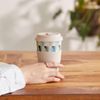 Ecoffee Cup 814 008 Reusable Eco Friendly Cup Saucer 400ml