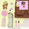Kids Labels Nursery Package, 75 Durable Personalized Name Labels & Tags (Sassy Doll)