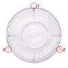 3 Pack 18 oz Short Cup Includes Lip Ring for NutriBullet NB-101B NB-101S NB-201