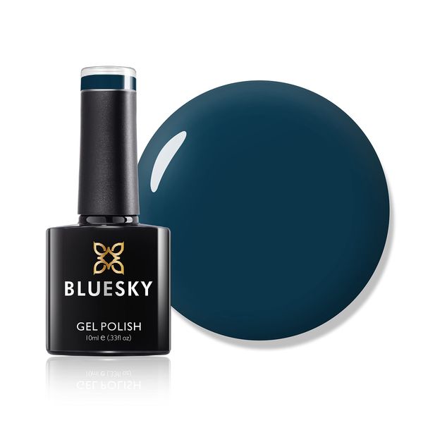 Bluesky Gel Nail Polish, Winter Sky A057, Dark Blue, Long Lasting, Chip Resistant, 10 ml ((Requires Drying Under UV LED Lamp)