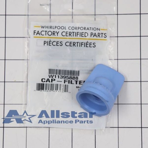Whirlpool Refrigerator Filter Bypass Cap W11395888