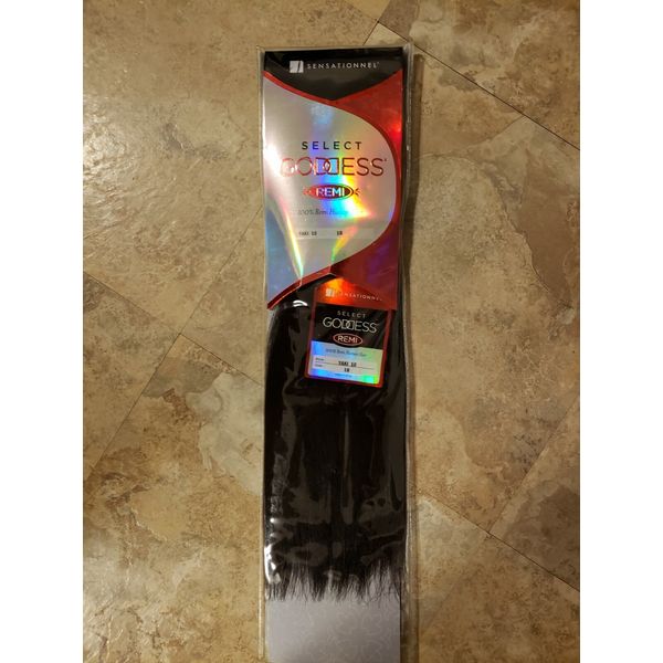 Sensationnel Goddess Silver Remy Hair 10" Color 1B