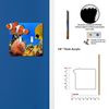 Off the Wall Plates - Tropical Clown Fish Decorative Acrylic Electrical Cover - Double Light Switch