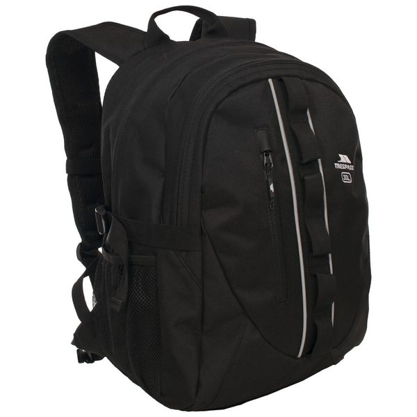 Trespass Deptron Day Backpack/Rucksack (30 Litres) (One Size) (Black)