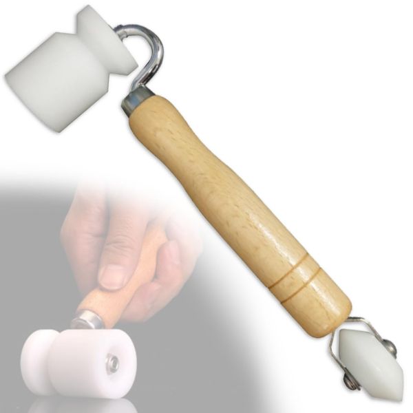 Wallpaper Roller Painting Roller Hand Roller Wooden Handle Seam Roller Painting Tool (POM Resin)