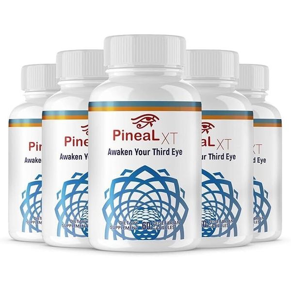Pineal XT Support Body Mind Focus & Energy Supplements (300 Capsules) - Pack 5